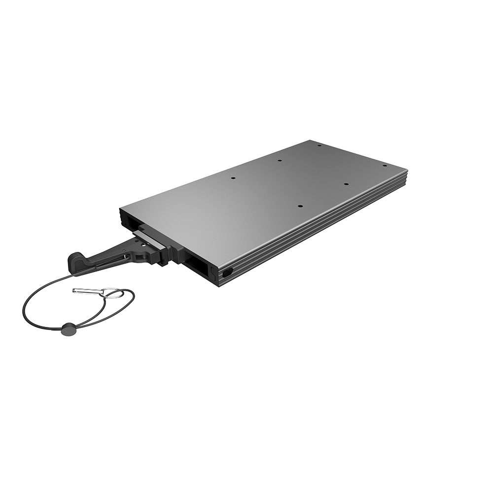 Minn Kota MKA-51 Quick Release Bracket with anodized aluminum and stainless steel hardware for easy motor removal and inboard sliding