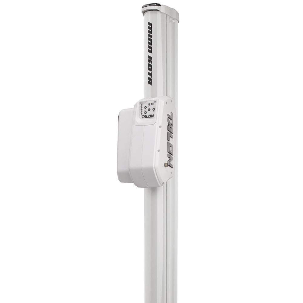 Minn Kota Talon BT 10' white shallow water anchor with wireless control and built-in work light