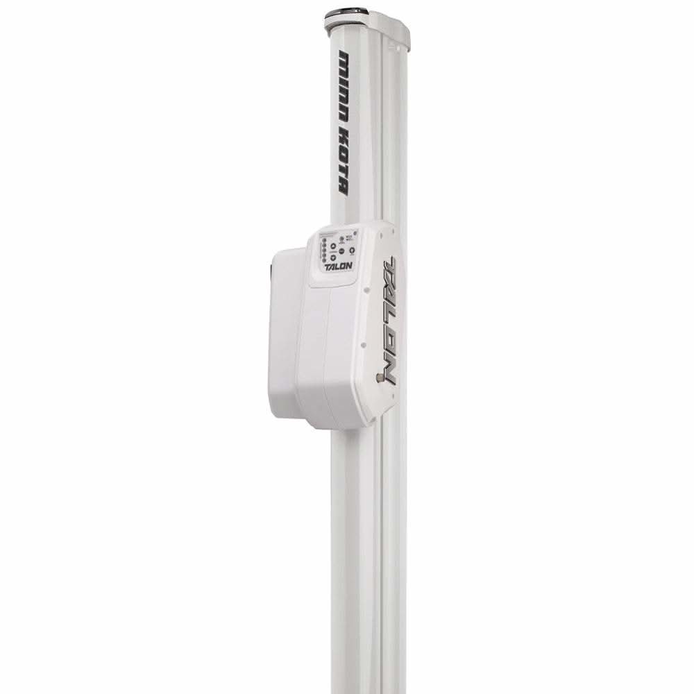 Minn Kota Talon BT 10' white shallow water anchor with wireless control and built-in work light