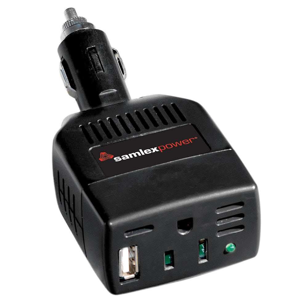 Samlex 100W 12V modified sine wave inverter with USB and power outlets