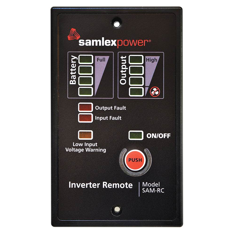 Samlex Remote Control SAM-RC for SAM Series inverter with battery and output indicators