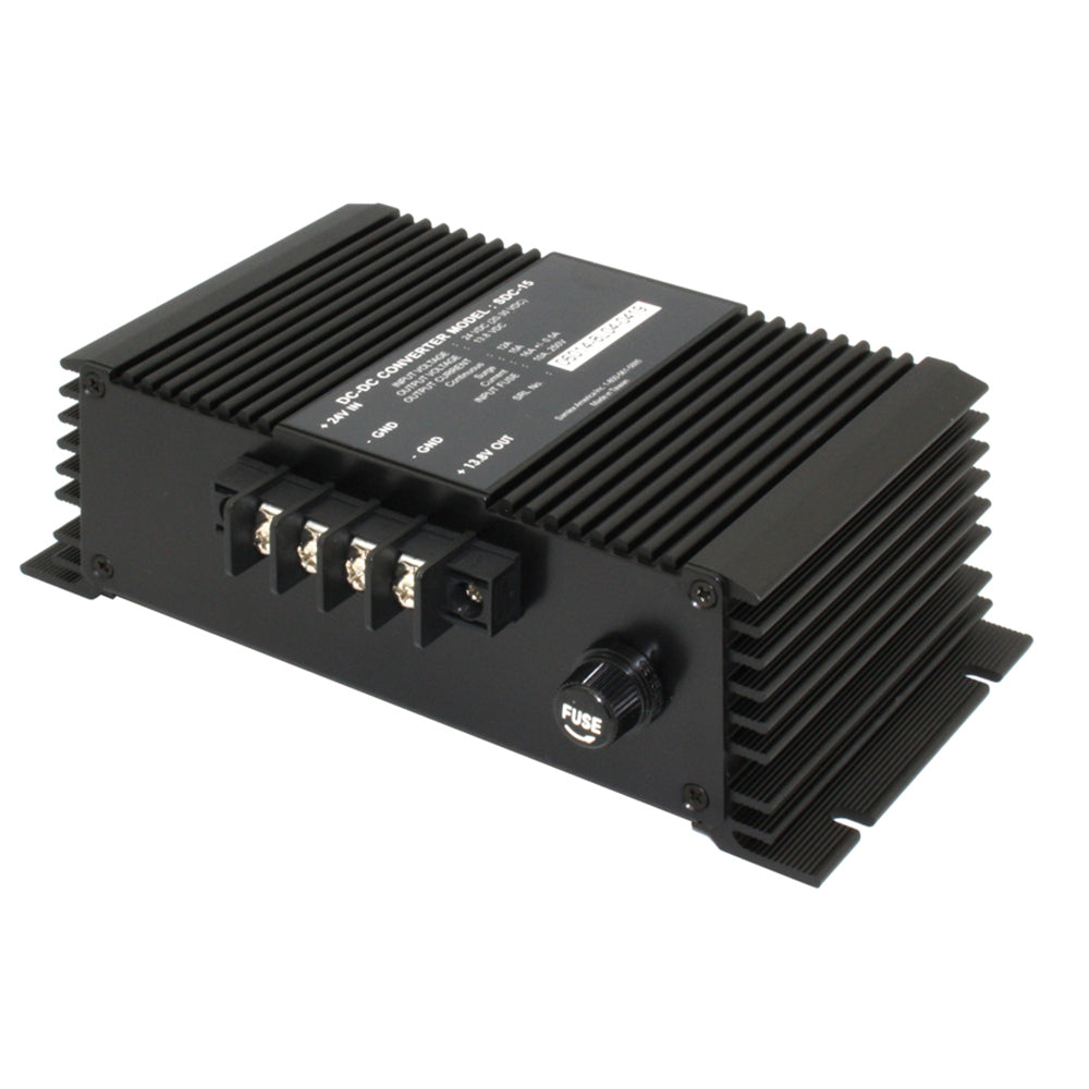 Samlex 12A Non-Isolated Step-Down 24VDC-12VDC Converter - Heavy Duty Applications - SDC-15