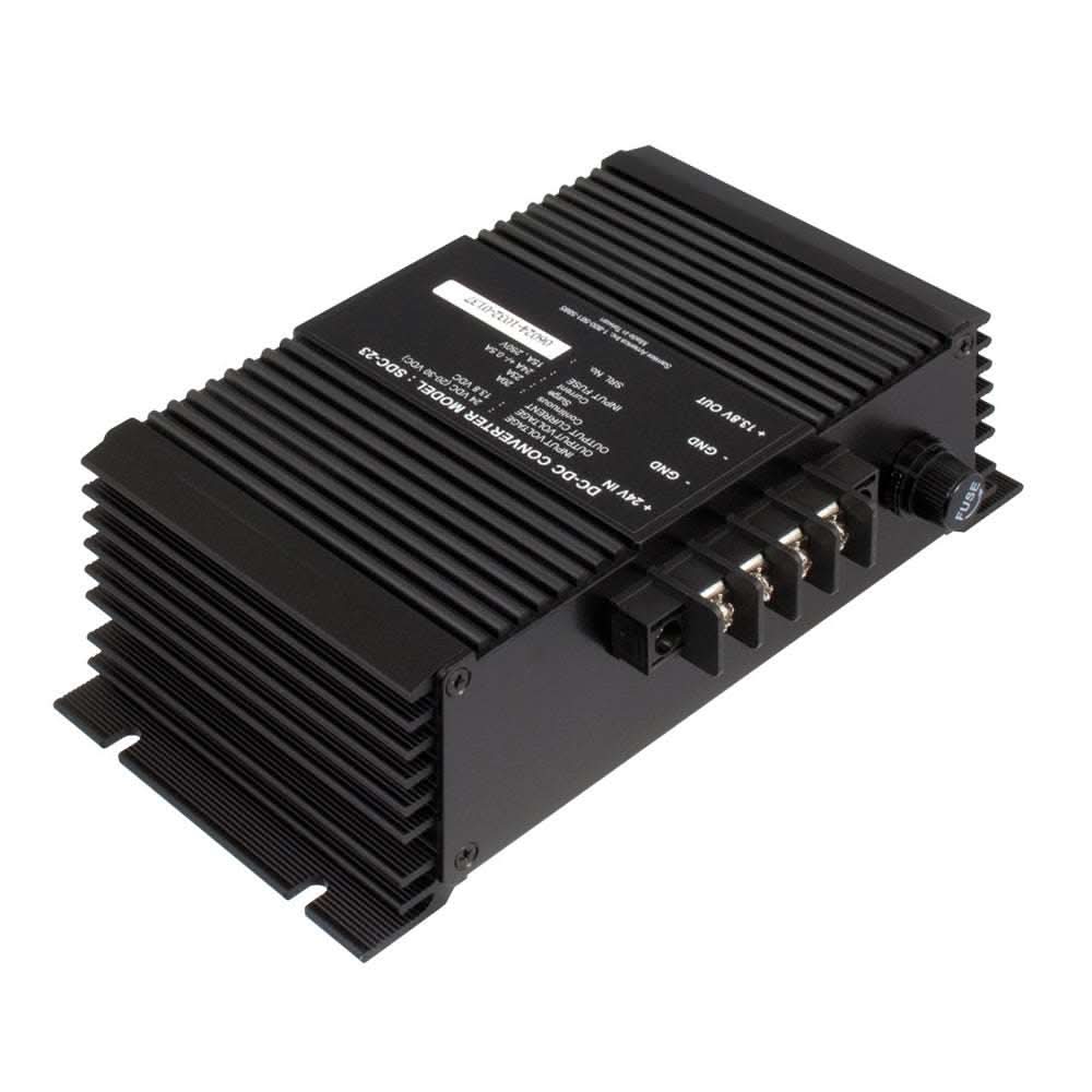 Samlex 20A non-isolated 24V to 12V DC step-down converter SDC-23 black rectangular power supply unit
