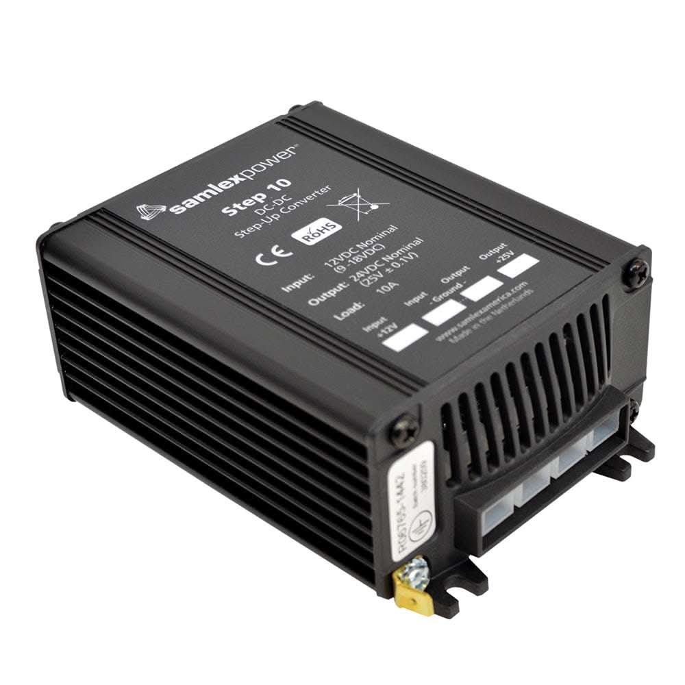 Samlex Step-Up DC-DC Converter 10A 9-18V to 24V output black compact module