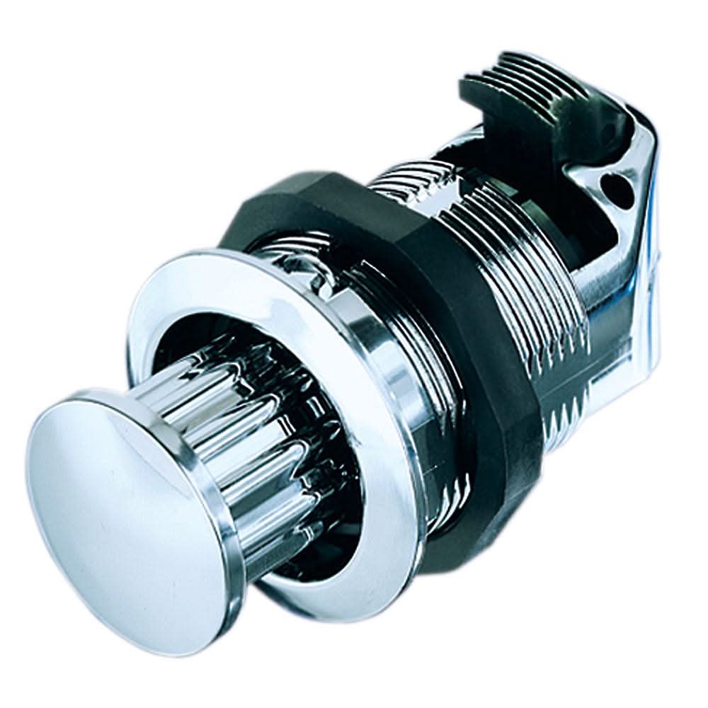 Southco Compression Latch with pop-out knob, chrome plated, low profile, non-locking, ABS plastic material