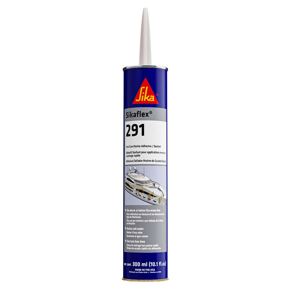 Sika Sikaflex 291 Fast Cure Adhesive & Sealant 10.3oz(300ml) Cartridge - White - 90919