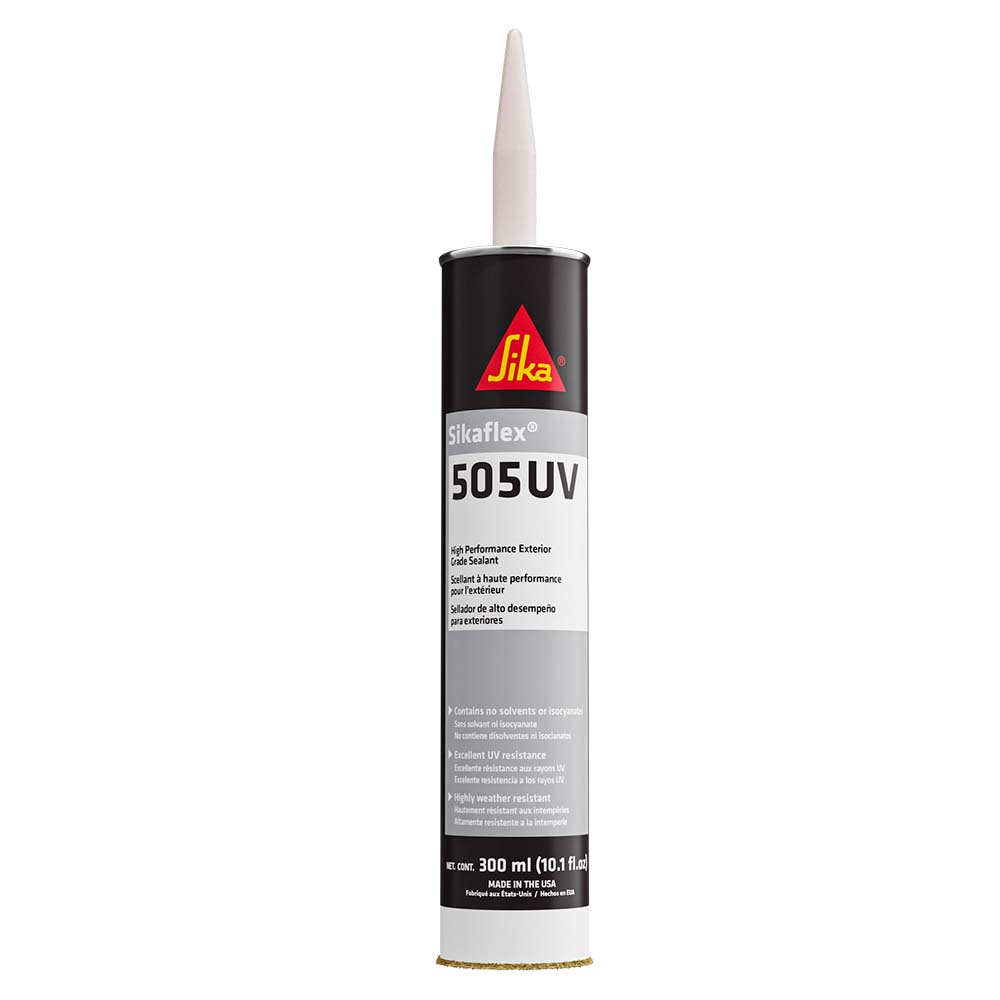 Sika Sikaflex 505UV High Performance Exterior Grade Sealant - 10.3oz(300ml) Cartridge - White - 188024