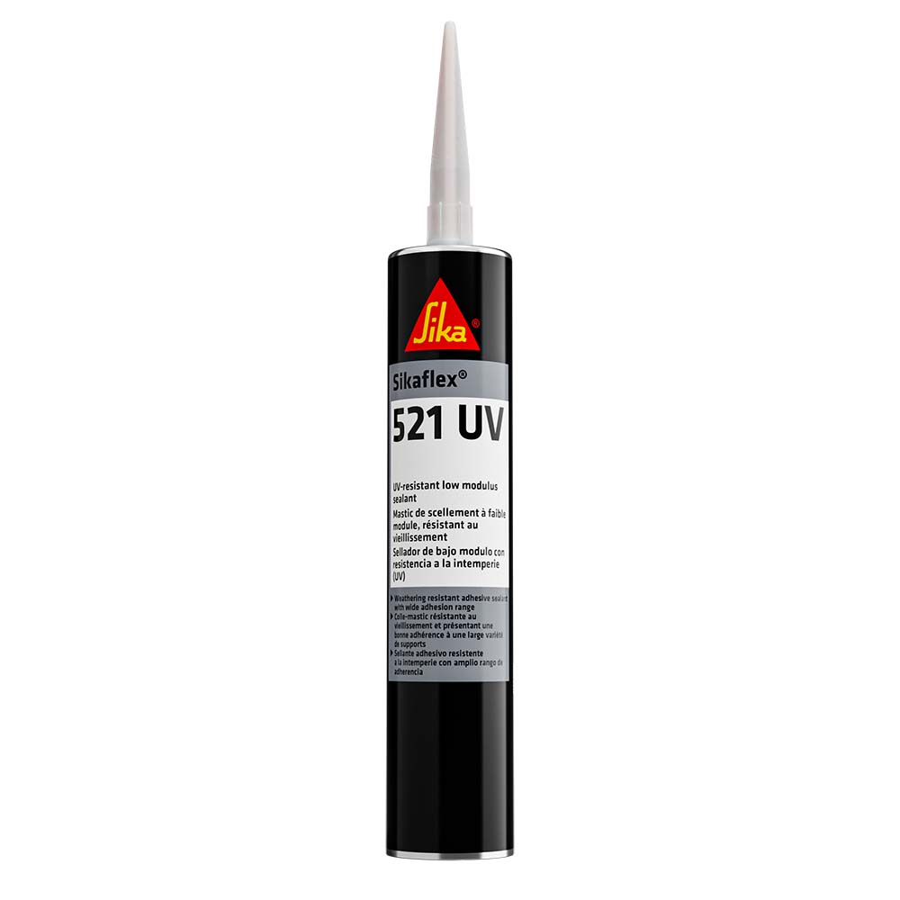 Sikaflex 521UV white UV resistant polyurethane sealant cartridge 10.3oz