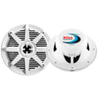 Boss Audio MR62W 6.5" 2-Way 200W Marine Full Range Speaker - White - Pair - MR62W
