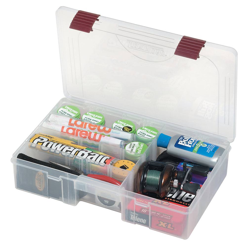 Plano ProLatch StowAway deep bulk storage box with adjustable compartments and secure closures