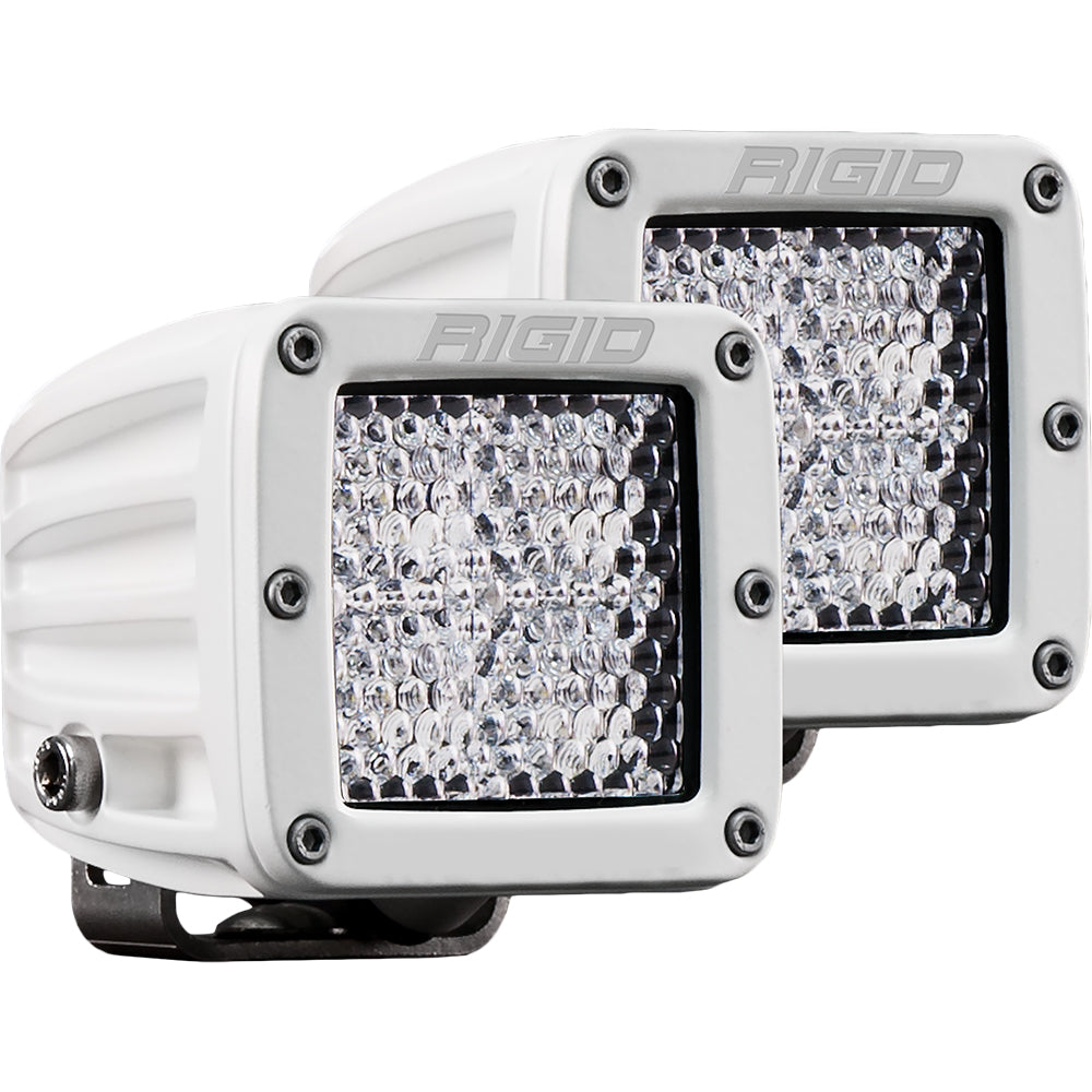 Rigid Industries D-Series PRO Hybrid-Diffused LED - Pair - White - 602513
