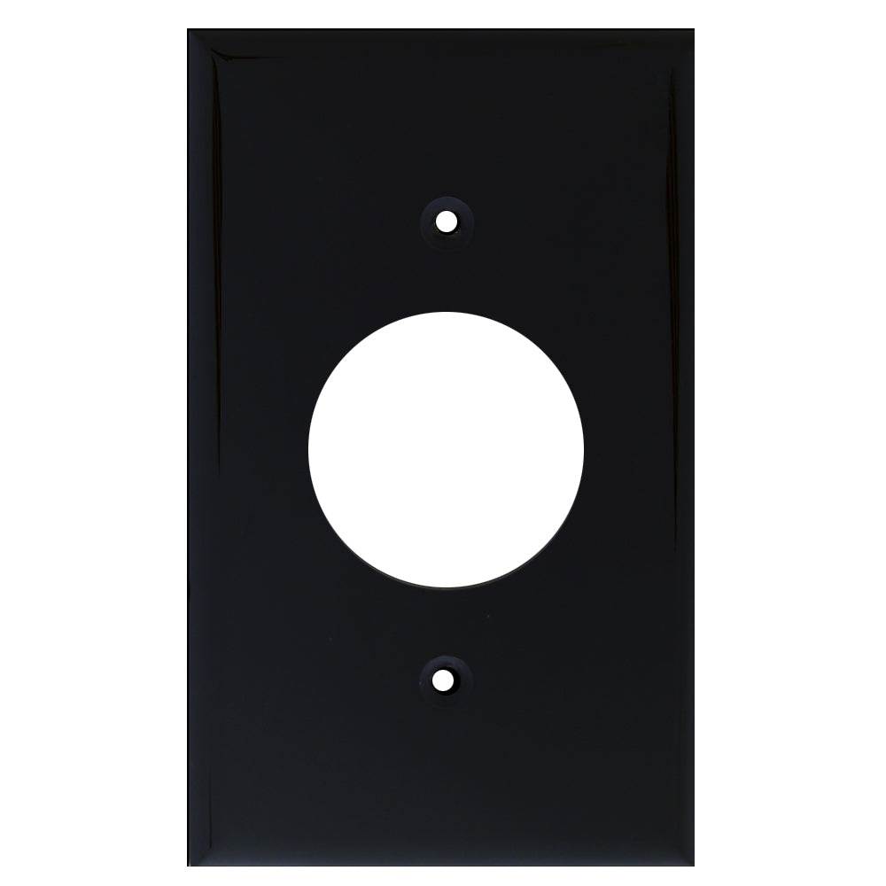 Black Xintex CMD-4 to CMD-5 conversion plate with screw holes for carbon monoxide alarms