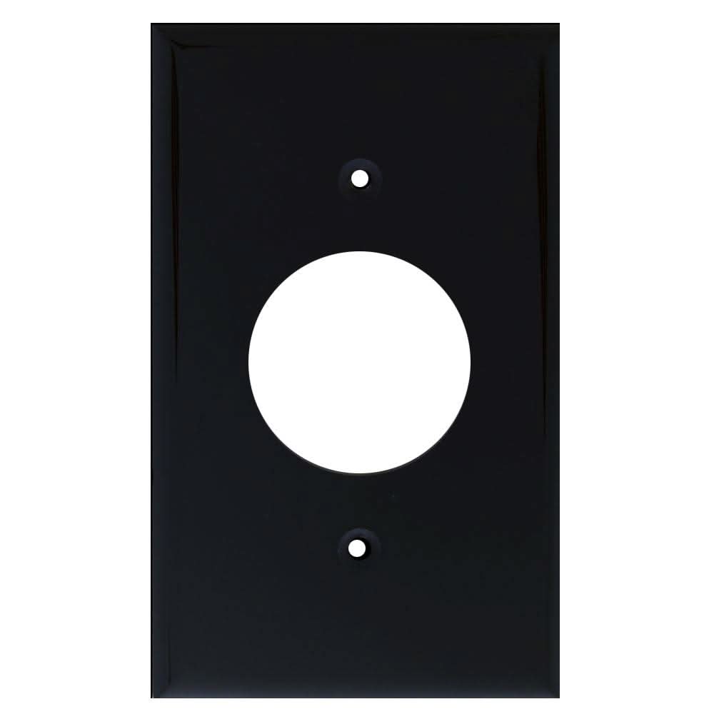 Black Xintex CMD-4 to CMD-5 conversion plate with screw holes for carbon monoxide alarms