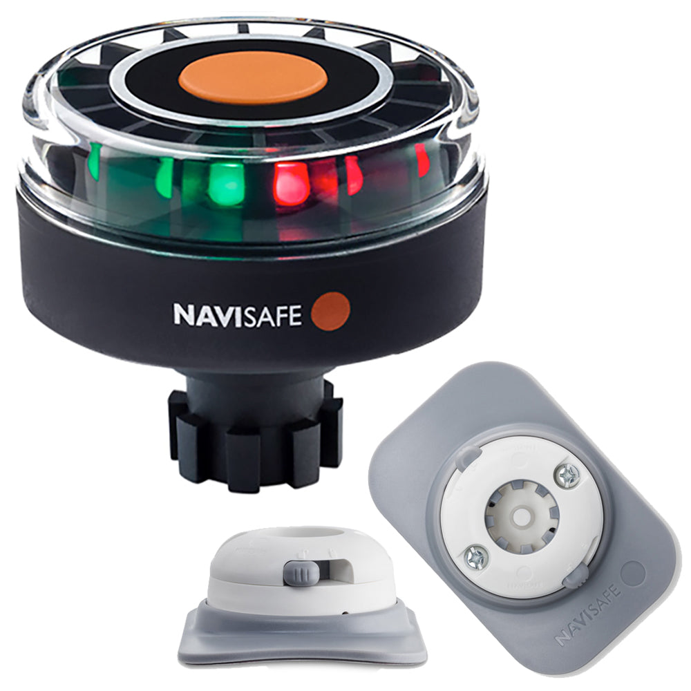 Navisafe Navilight Tricolor 2NM w/Navibolt Base & RIB Mount - White - 342KIT4