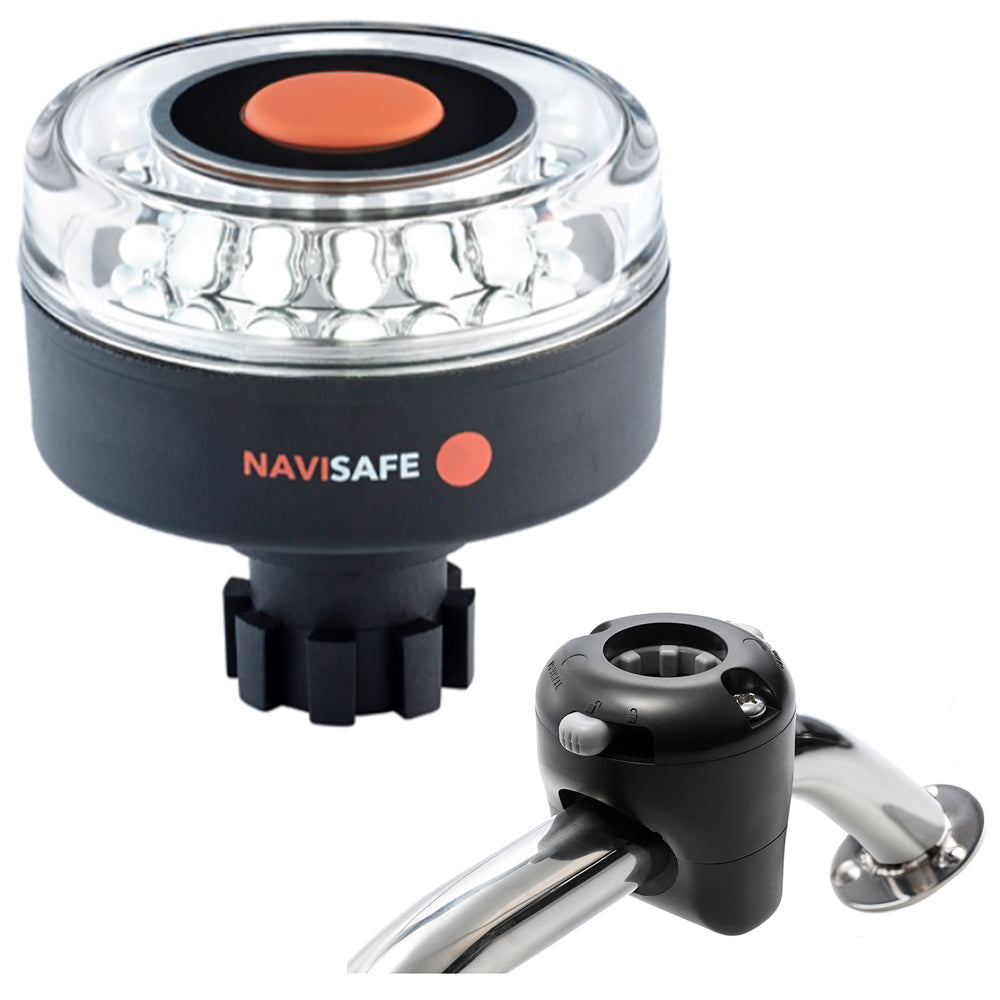 Navisafe Navilight 360° 2NM w/Navibolt Base & Rail Mount - Black - 042KIT