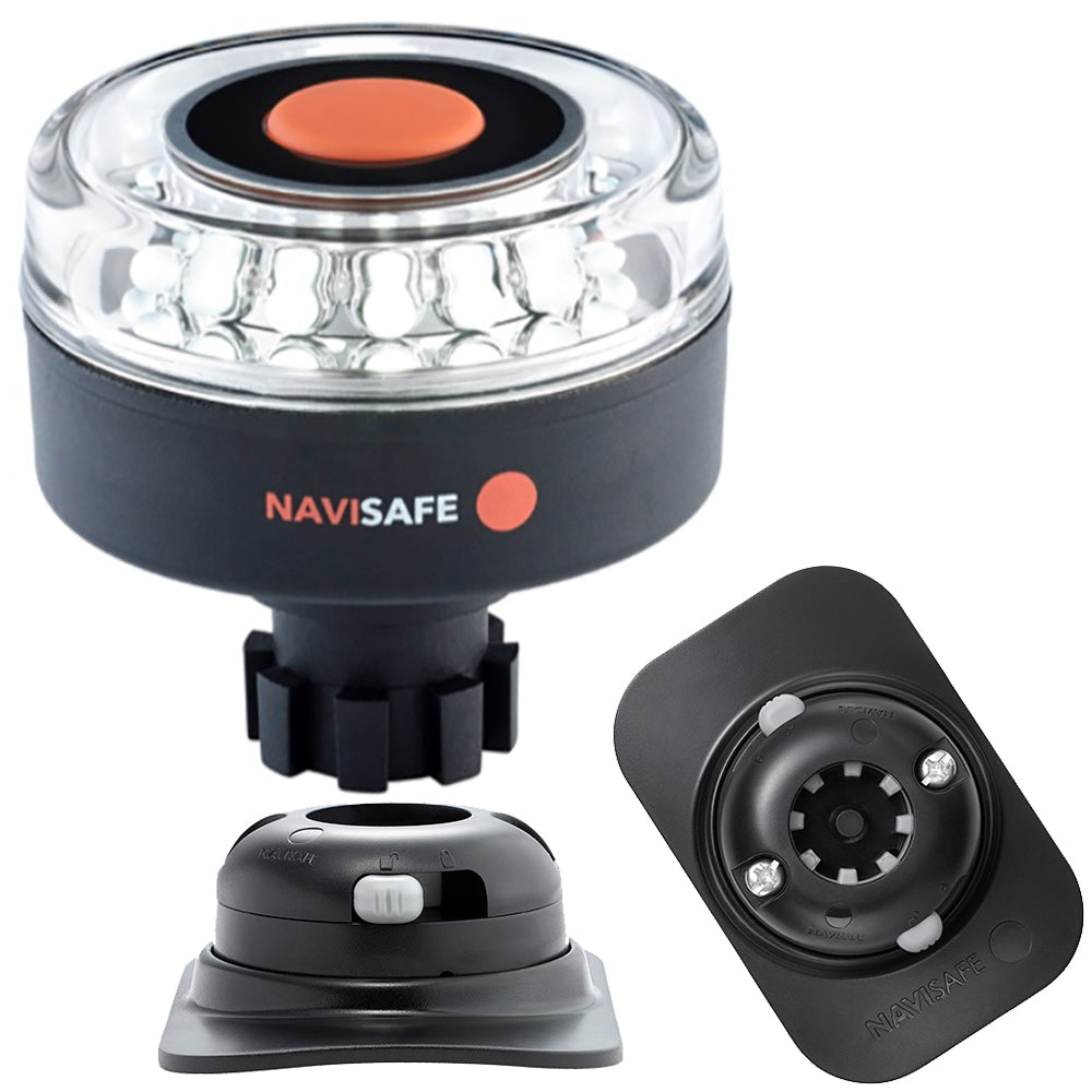 Navisafe Navilight 360° 2NM w/Navibolt Base & RIB Mount - Black - 042KIT2