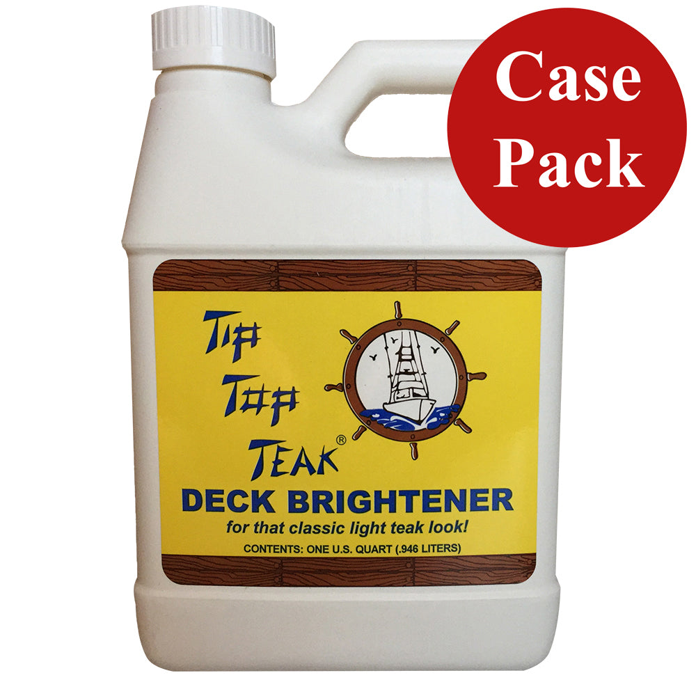 Tip Top Teak Tip Top Teak Deck Brightener - Quart - *Case of 12* - TB 3001CASE