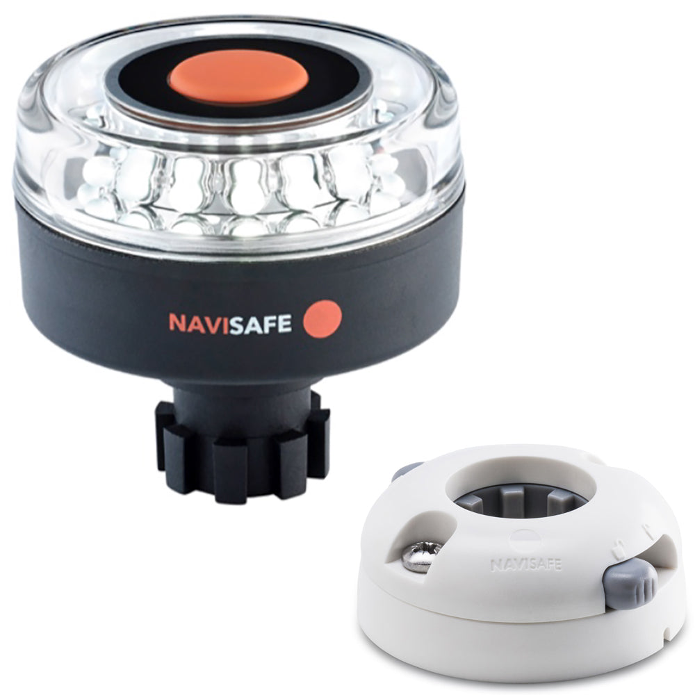 Navisafe Navilight 360° 2NM w/Navibolt Base & Horizontal Mount - White - 042KIT5