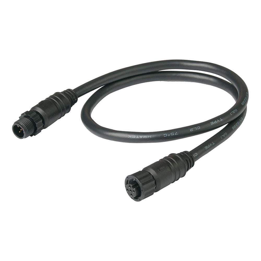Ancor 0.5M NMEA 2000 drop cable with black connectors for marine device connection