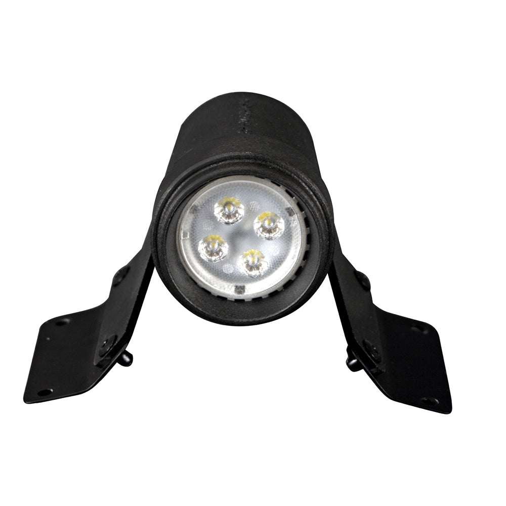 Forespar ML-2 LED combination deck and steaming light with black molded body and prismatic reflector