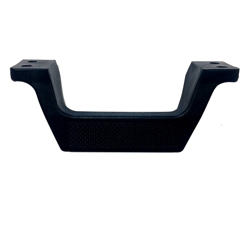 Forespar MF 750 black Marelon transom step and handle with 1/4" mounting holes, 6-5/8" long and 2-9/16" deep
