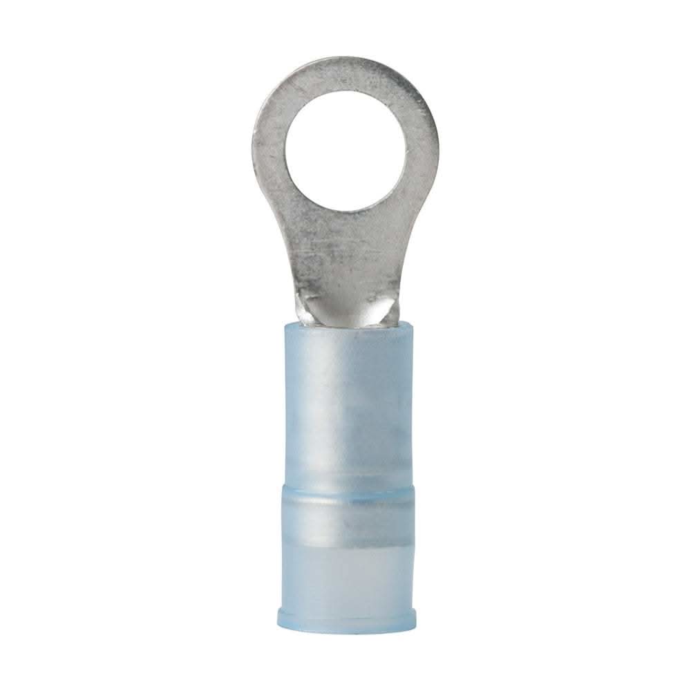 Ancor 16-14 AWG nylon insulated #10 ring terminal for marine use with tinned copper barrel