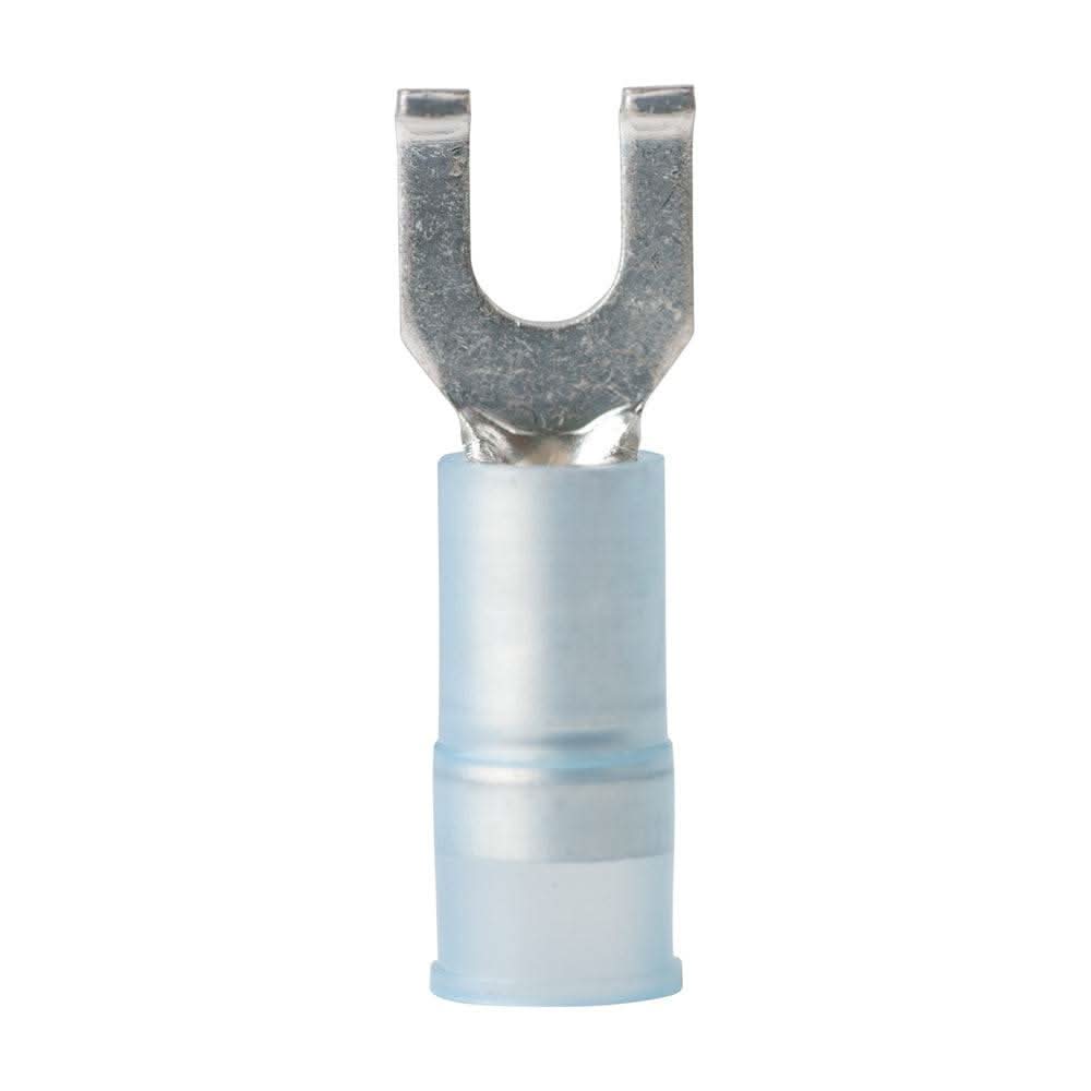 Ancor 16-14 AWG #6 nylon flanged spade terminal with tinned copper barrel for marine use