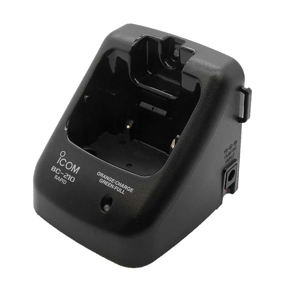 Icom Rapid Charger BC-210 for BP-245N with AC adapter and desktop design