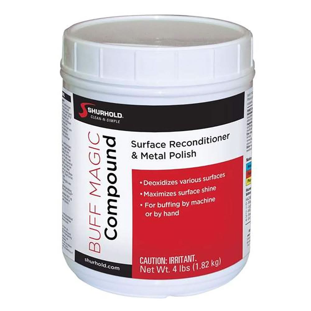 Shurhold Buff Magic Compound Surface Reconditioner & Metal Polish - 4LB Jar - YBP-0111