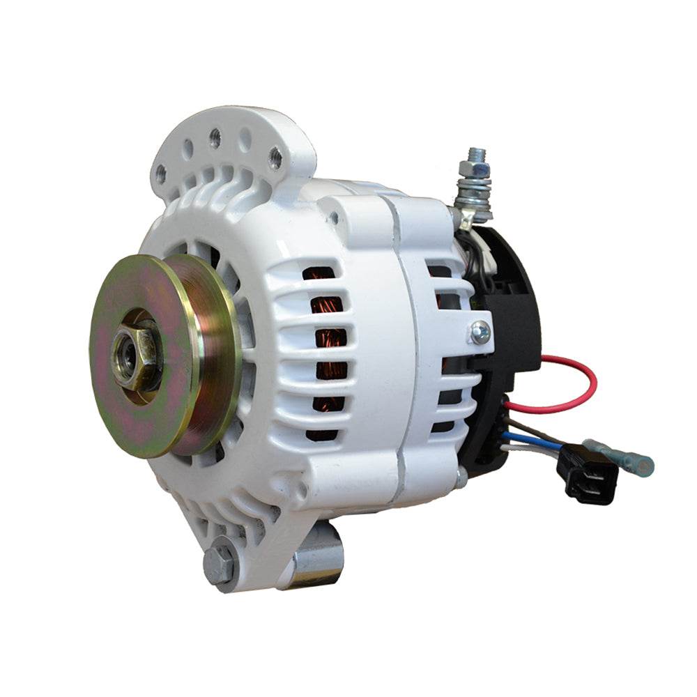 Balmar 621 Series Alternator 100A 12V spindle mount single foot with deep vee pulley and isolated ground