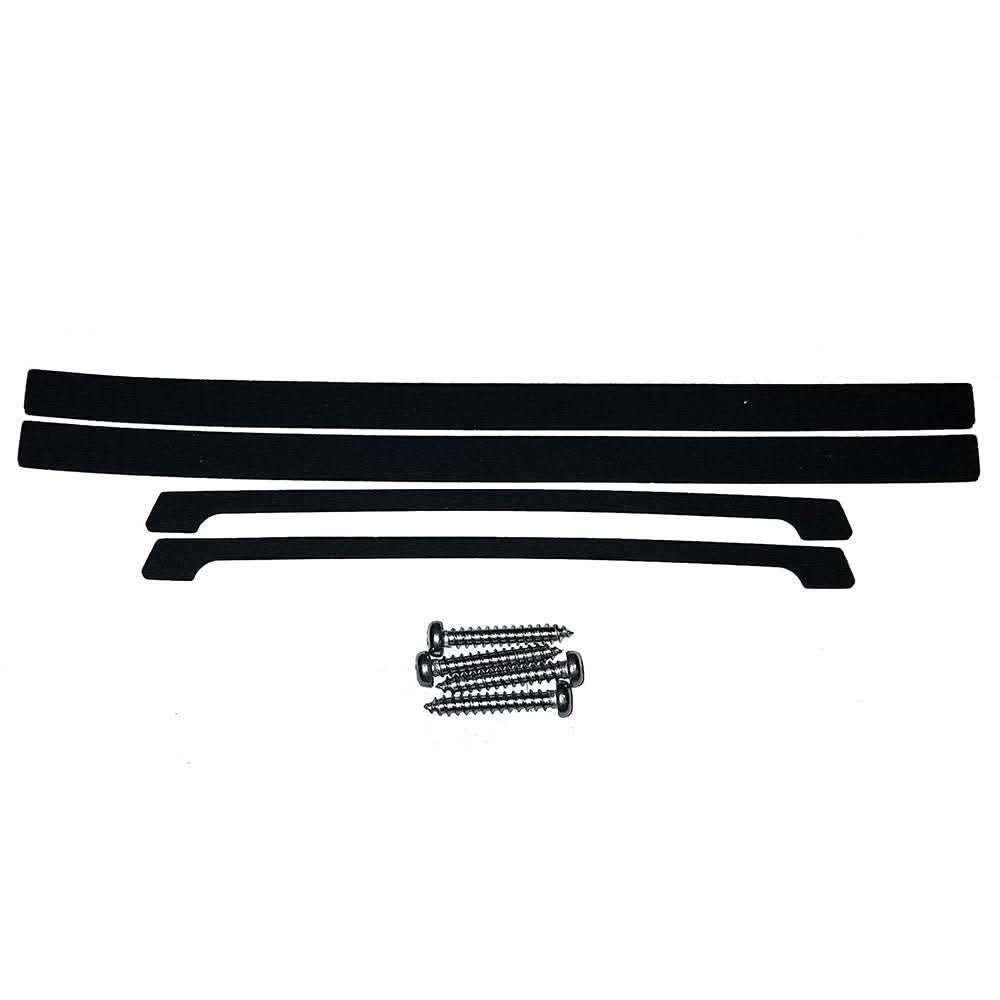 Garmin Flush Mount Kit with screws and mounting strips for echoMAP Plus devices