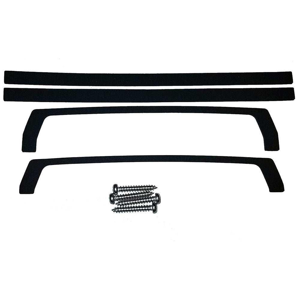 Garmin flush mount kit with screws and trim for echoMAP Plus 9Xsv marine device installation