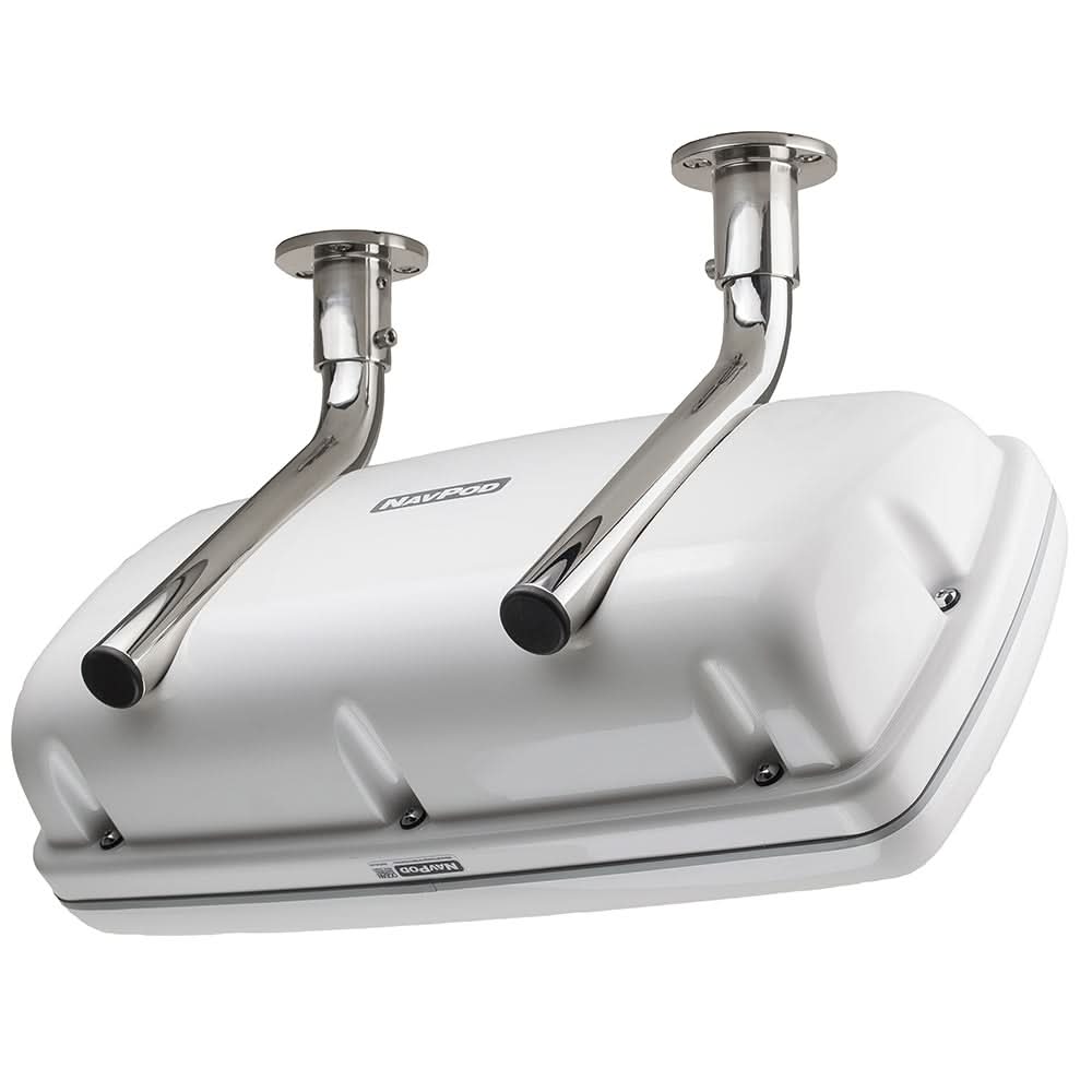 NavPod SystemPod Pre-Cut for Simrad NSS9 evo³ and BandG Zeus³ 9 and 1 Instrument - 3.6" Hole for 9.5" Wide Guard - GP1040-05