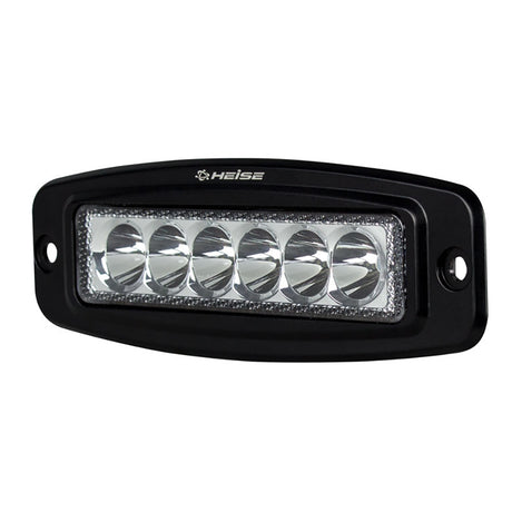 HEISE 6 LED Single Row Driving Light - Flush Mount - HE-FMDL1