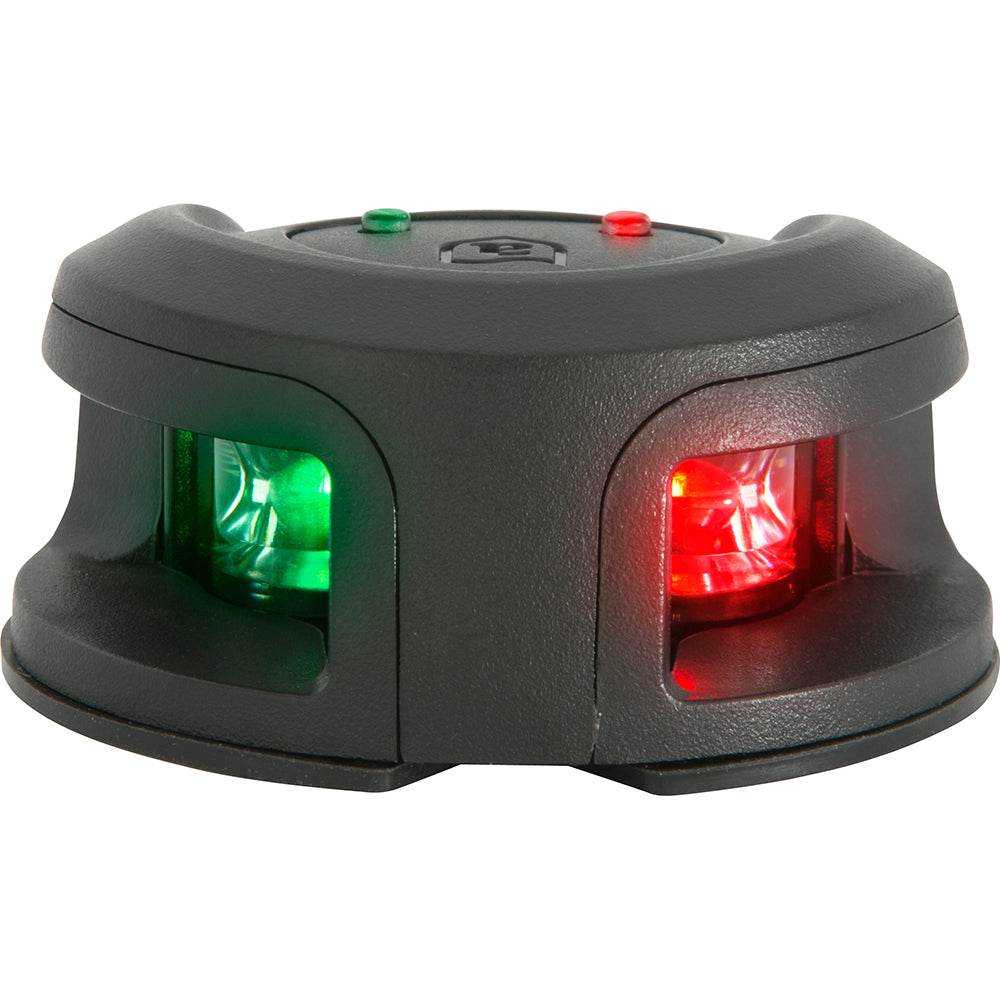 Attwood LightArmor composite black bi-color bow mount navigation light with 2NM visibility and LED technology