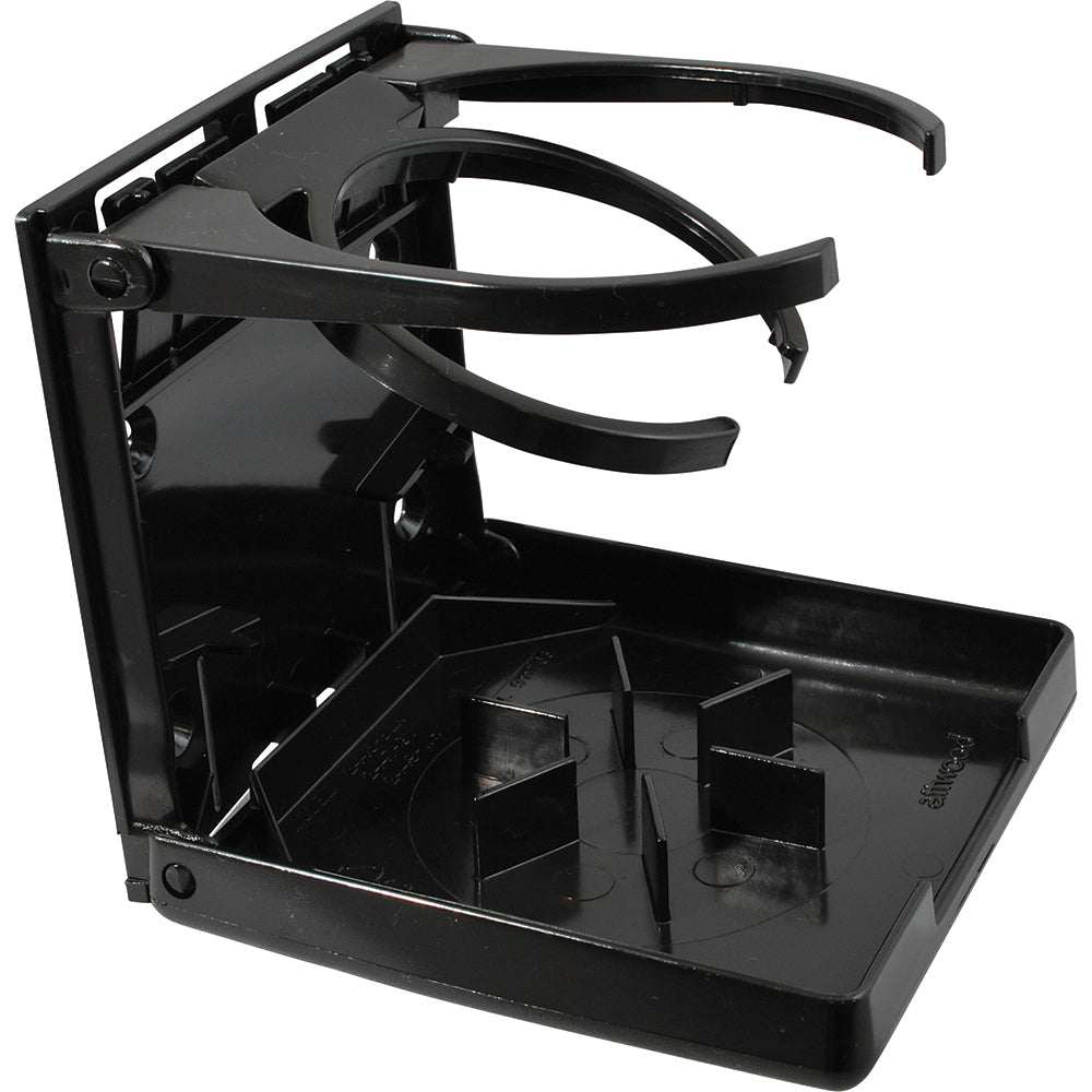 Attwood Fold-Up Drink Holder black dual ring for boats and RVs