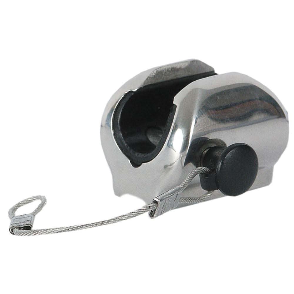 TACO Concave Deck Hinge with pin and lanyard for 7/8" tube secure mount