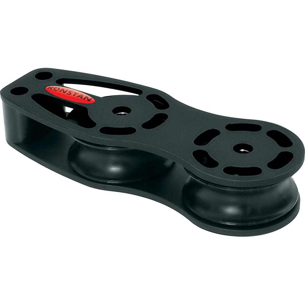 Ronstan Series 40 lightweight 2-sheave all-purpose deck organizer for yacht line deflection