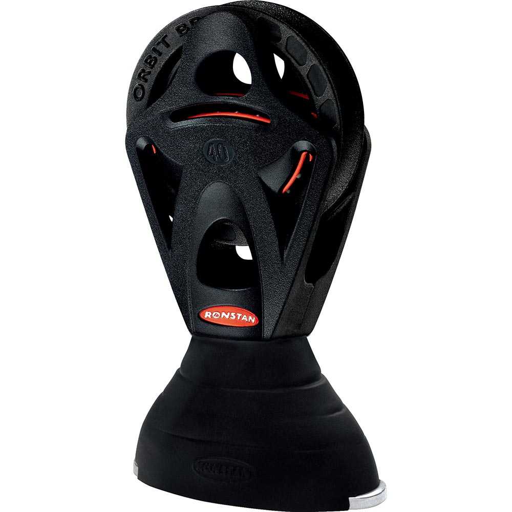 Ronstan Series 40 lightweight ball bearing orbit block with swivel head for high load sailing applications