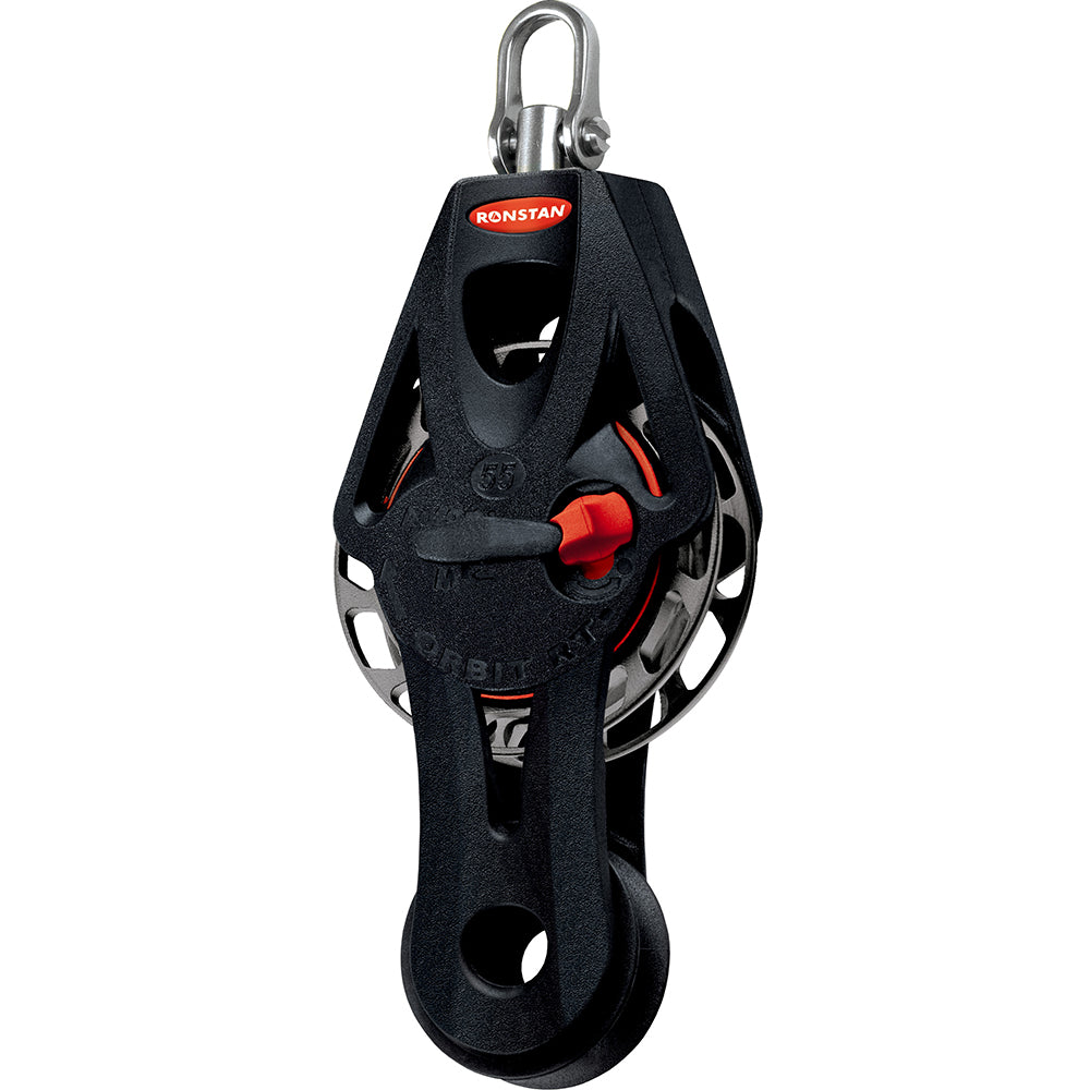 Ronstan Series 55 Ratchet Mount Orbit Block - Fiddle Becket Swivel - RF56510
