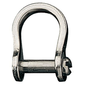 Ronstan Shackle bow shackle with slotted pin made of 316 stainless steel, 3mm x 13mm x 9mm size