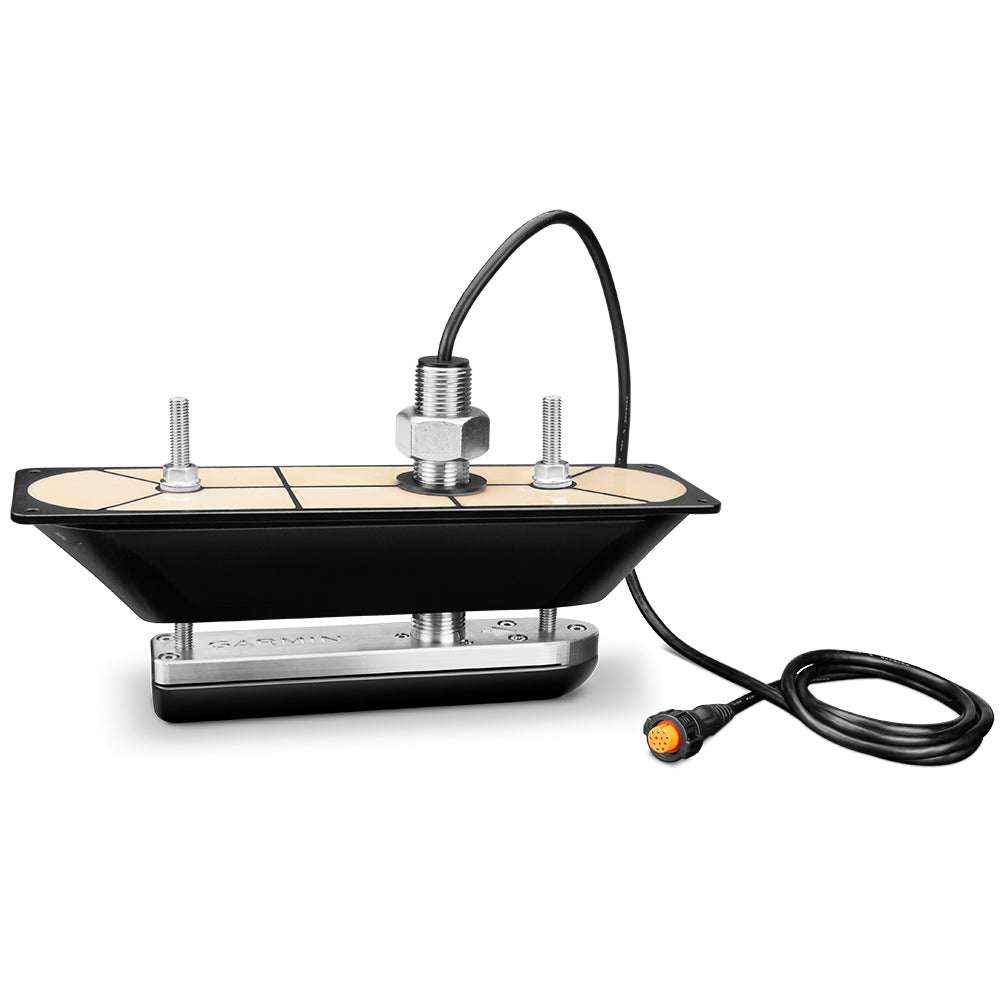 Garmin GT34UHD-TH Ultra HD Thru-Hull Transducer with 12-pin connector and 20-foot cable for ClearVü and SideVü sonar scanning