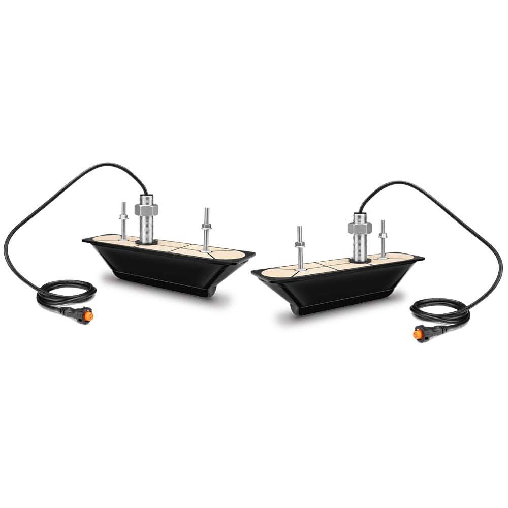 Garmin GT34UHD-THP Ultra HD Thru-Hull Transducer Pair for ClearVü and SideVü sonar scanning