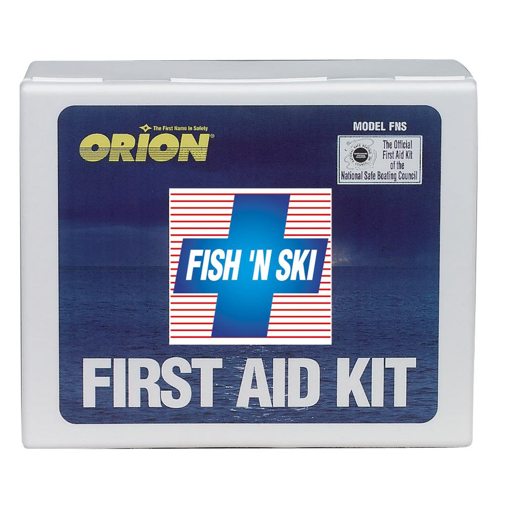 Orion Fish 'N Ski marine first aid kit with gasketed dual locking lid for small boats