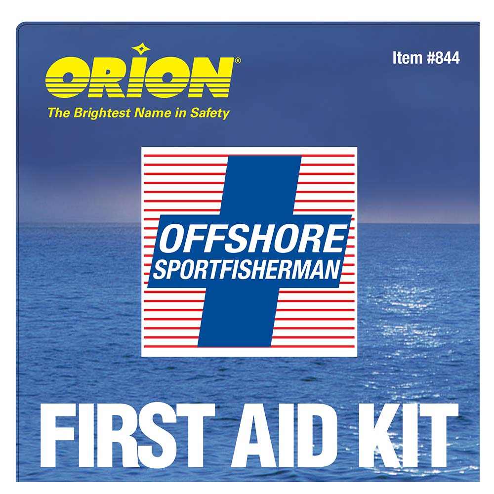 Orion Offshore Sportfisherman First Aid Kit waterproof case with 165 pieces for fishing safety