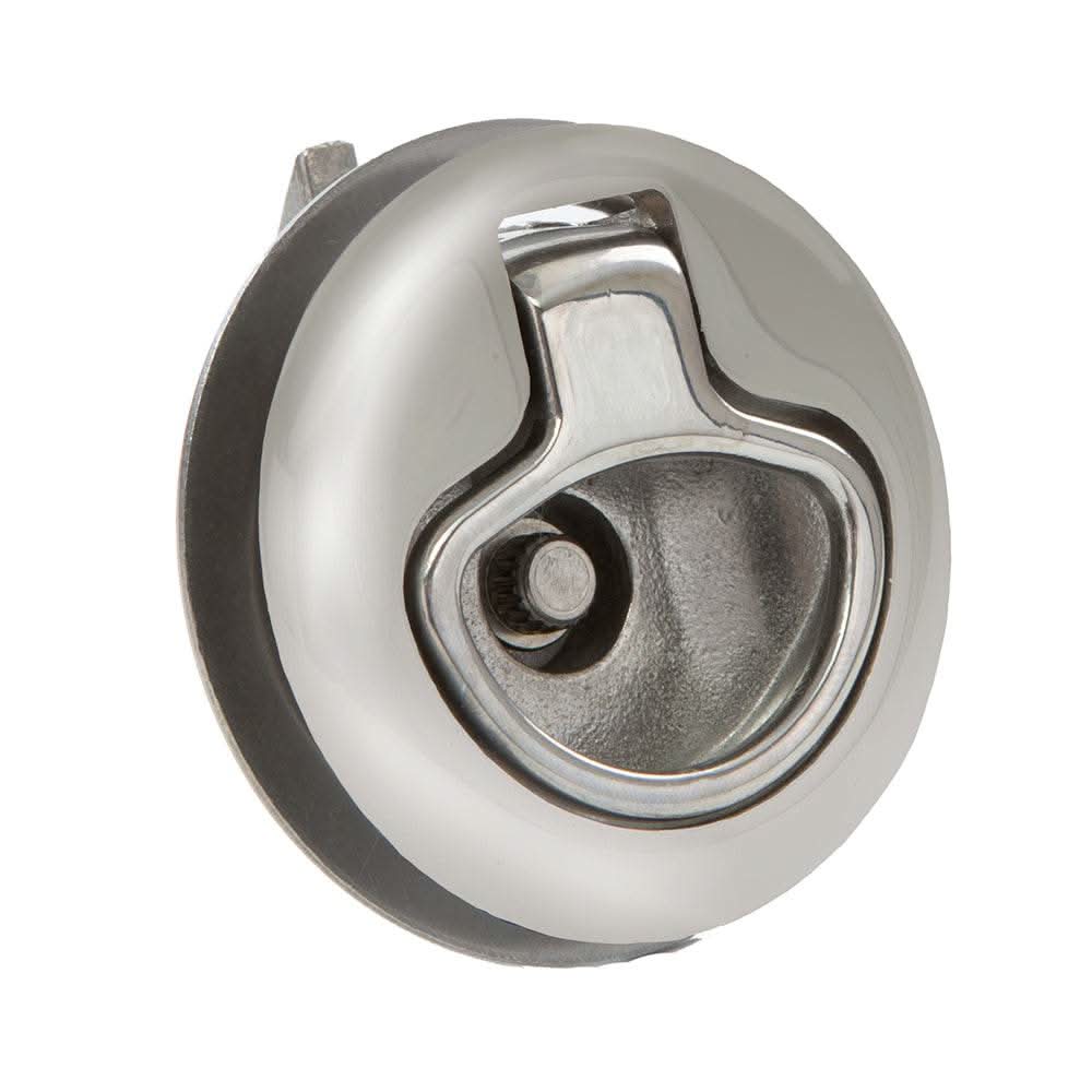 Whitecap mini slam latch stainless steel locking pull ring 6138C