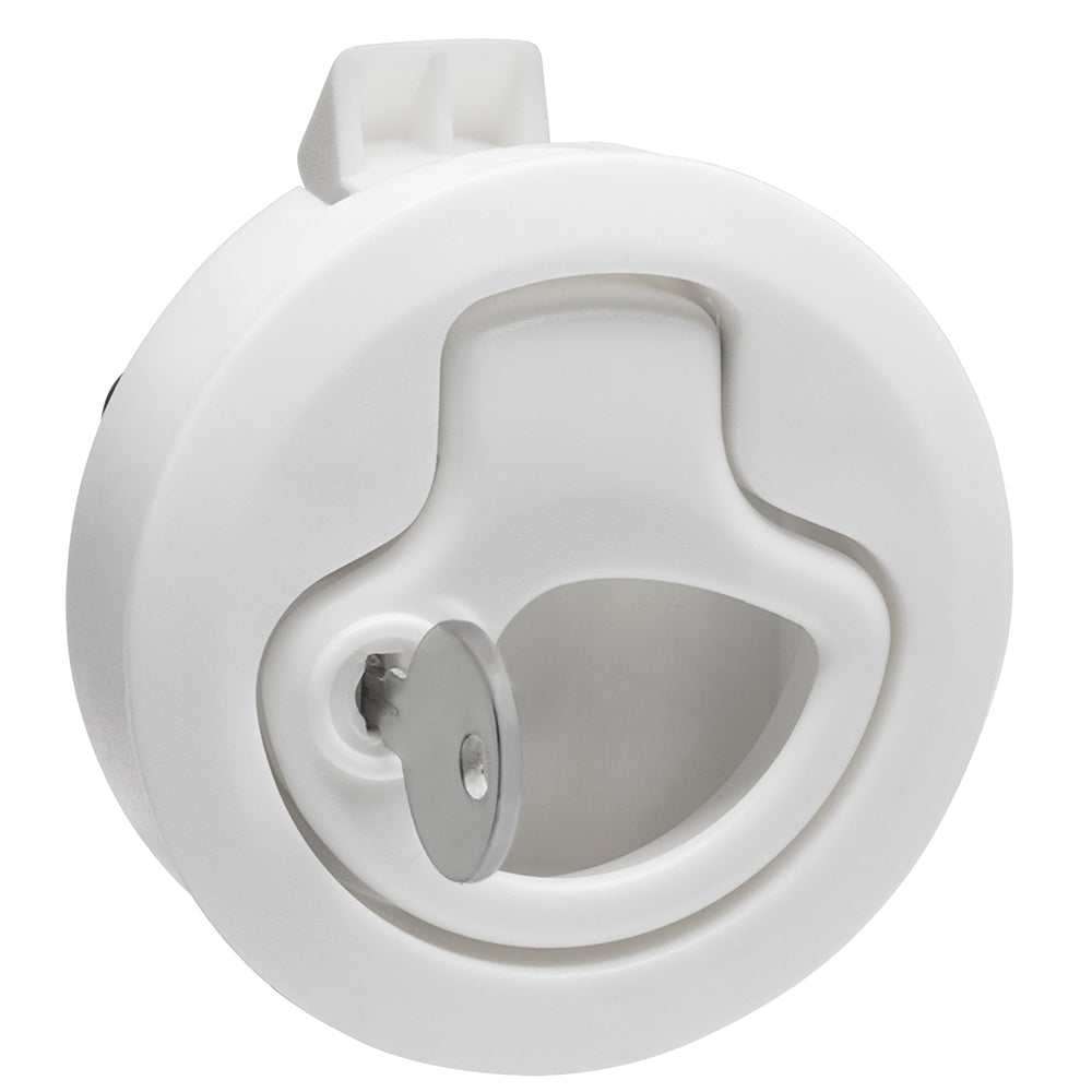 Whitecap Mini Ring Pull Nylon Locking White Mini Slam Latch