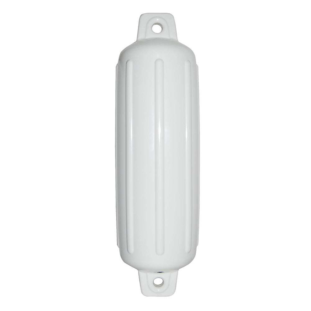 Taylor Made Storm Gard 6.5 x 22 inch white inflatable vinyl boat fender