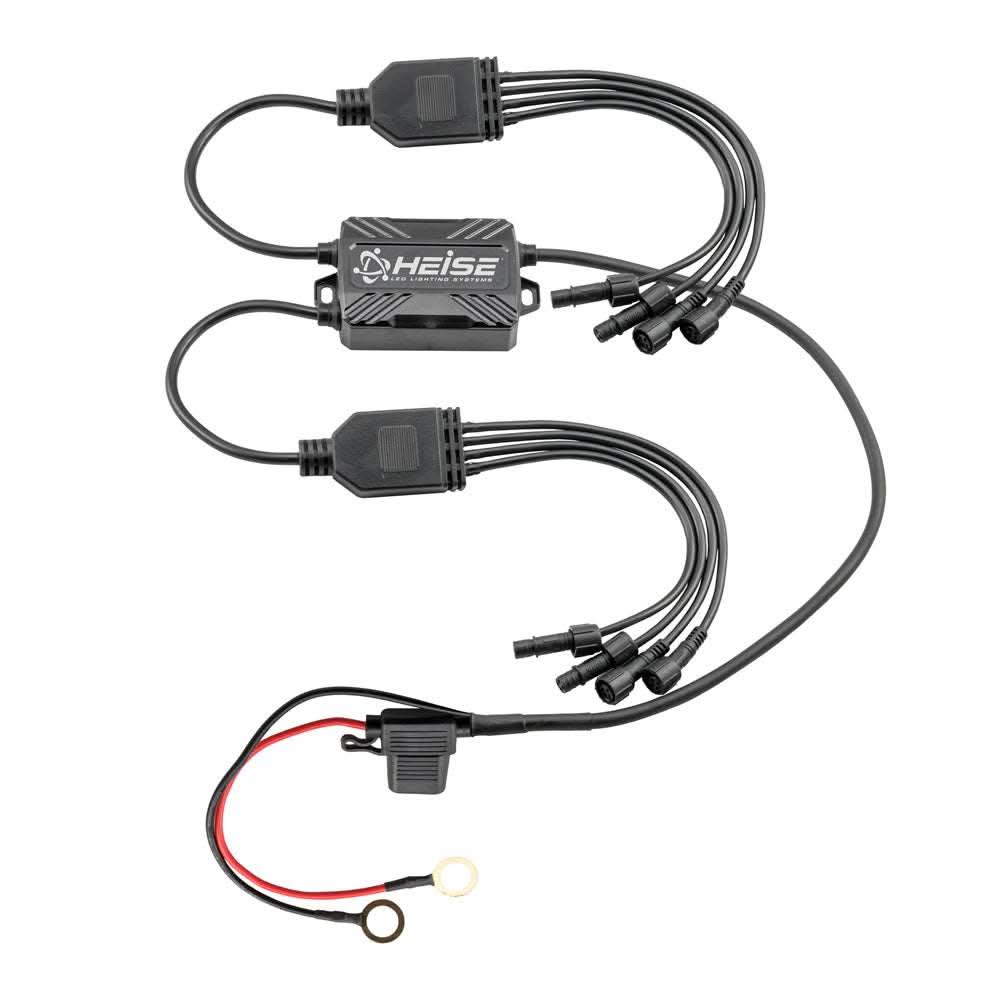 HEISE RGB 8 Output waterproof control box for accent lights with app control and eight outputs