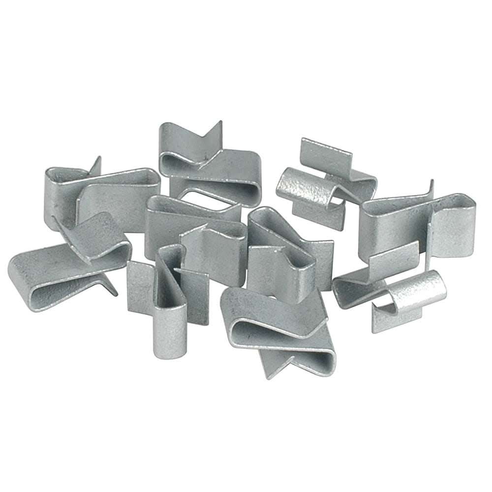 C.E. Smith Trailer Frame Clips zinc plated steel 3/8 inch wide 10-pack securing trailer wiring